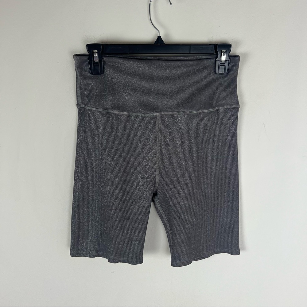 Ona By Yoon Chung Silver Gray Bike Short Size Xl